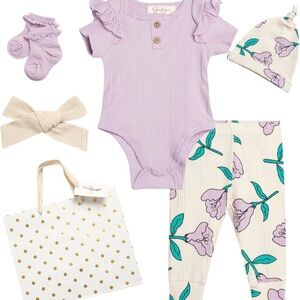 Jessica Simpson four-piece set of baby girl size 6/9 months
